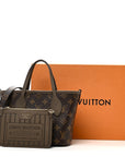 Monogram Neverfull Inside Out Bandouliere BB Dark Fango