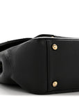 Caviar Quilted Large Business Affinity Flap Black