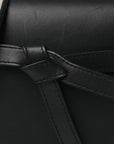 Calfskin Jacquard Mini Gate Dual Bag Black