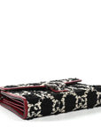 Tweed GG Monogram Mini Dionysus Chain Wallet Black White Romantic Cherry