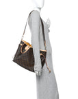 Monogram Inside Out Neverfull Bandouliere MM Jaune Safran