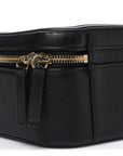 Caviar Quilted Large CC Filigree Vanity Case Black