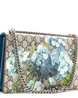 GG Supreme Monogram Blooms Small Dionysus Shoulder Bag Beige Navy Vintage Blue