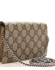 GG Supreme Monogram Super Mini Dionysus Shoulder Bag Taupe