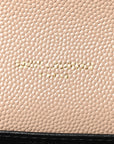 Grain De Poudre Monogram Uptown Chain Wallet Dark Beige