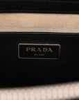 City Calf Hand Stitched Large Galleria Double Zip Tote Black