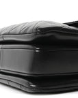 Lambskin Quilted Small Trendy CC Dual Handle Flap Bag Black