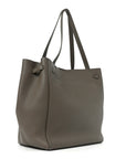 Soft Grained Calfskin Small Belt Cabas Phantom Taupe