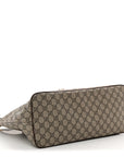 Soft GG Supreme Monogram Courrier Medium Crossbody Tote Beige New Acero