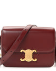 Shiny Calfskin Teen Triomphe Light Burgundy