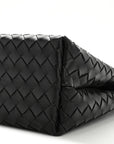 Nappa Intrecciato Medium Andiamo Shoulder Bag Black