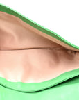 Nappa Matelasse Clutch Menta