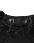 Agneau Arena Le Cagole Mini Purse With Chain Black
