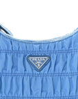Tessuto Nylon Gaufre Shoulder Bag Pervinca