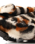 Calf Hair Leopard Print Phone Baguette Moro