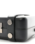 Matte Aluminum Personal Cross-Body Bag Black