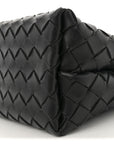 Nappa Intrecciato Small Andiamo With Chain Shoulder Bag Black