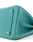 Matte Alligator Birkin 30 Bleu Paon