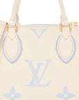 Empreinte Monogram Giant Onthego PM Latte Candy Blue
