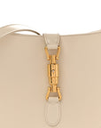 Boarded Dyana Lux Calfskin Small Jackie 1961 Hobo Mystic White