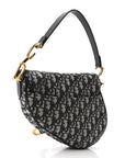 Oblique Saddle Bag Blue