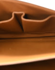 Box Calfskin Medium Classic Box Flap Bag Camel