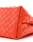 Nappa Intrecciato Small Andiamo With Chain Shoulder Bag Orange