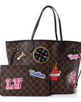 Damier Ebene Travel Stickers Neo Neverfull MM