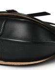 Calfskin Jacquard Mini Gate Dual Bag Black