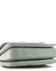 Lambskin Quilted Small Trendy CC Flap Dual Handle Bag Grey