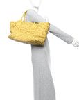 Nappa Intrecciato Medium Paillettes Cabat Poussin