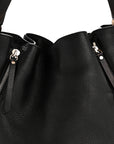Grainy Calfskin House Check Medium Maidstone Black