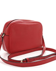 Pebbled Calfskin Small Soho Disco Bag Tabasco Red