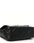 Lambskin Quilted Medium CHNL 19 Flap Black