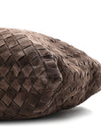 Suede Intrecciato Small Hop Fondant