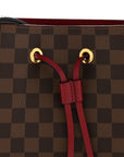 Damier Ebene Neonoe MM Cherry Berry