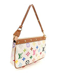 Monogram Multicolor Pochette Accessories White