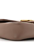 Calfskin Matelasse Super Mini GG Marmont Shoulder Bag Porcelain Rose