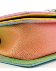 Caviar Quilted Small Cuba Rainbow Boy Flap Multicolor