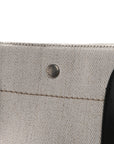Linen Calfskin Rive Gauche Tote Greggio Natural