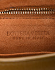 Grained Calfskin Maxi Intrecciato Small Arco Moutarde