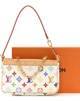 LV X TM Monogram Multicolor Pochette Accessories White
