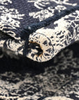 Calfskin D1ORiviera Toile De Jouy Small Book Tote With Strap Blue Multicolor