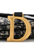 Oblique Saddle Bag Blue