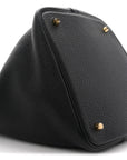 Taurillon Clemence Picotin Lock 22 MM Black