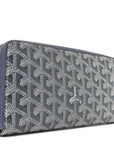 Goyardine Matignon Zip Around GM Wallet Grey