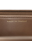 Caviar Quilted CC Turnlock Wallet On Chain WOC Brown