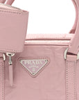 Nappa Antique Small Re-Edition 2001 Two Handle Crossbody Bag Alabastro