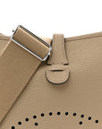 Taurillon Clemence Evelyne III PM Beige Marfa