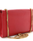 Grain De Poudre Medium Monogram Kate Satchel Red